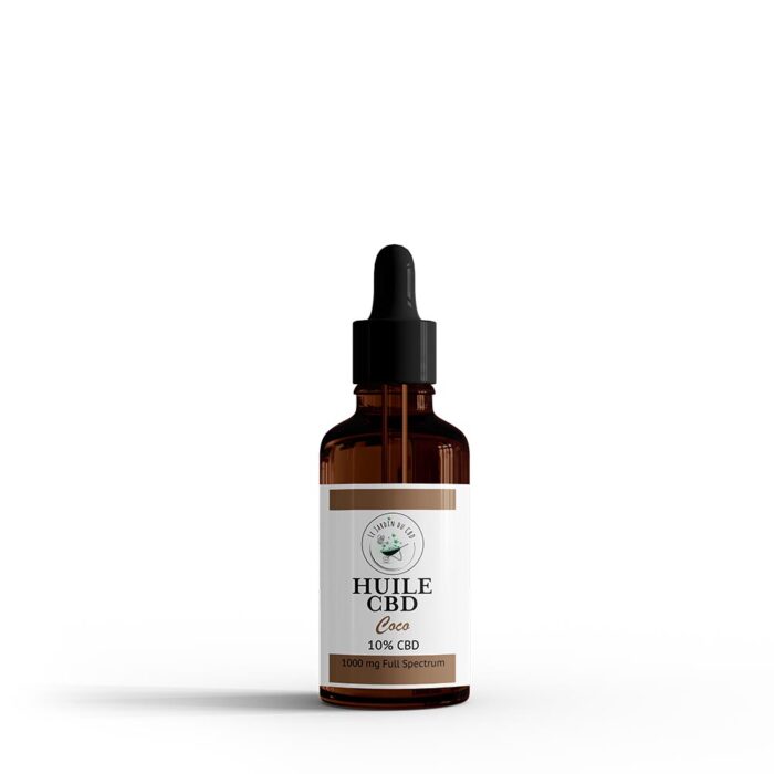 Huile CBD 10% Bio saveur coco