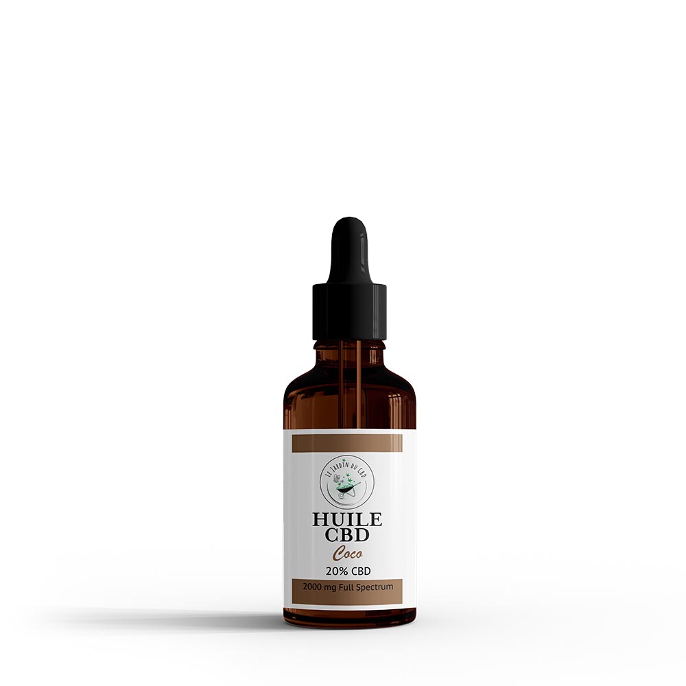 Huile CBD 20% Bio saveur coco Huile CBD 20% Bio saveur coco