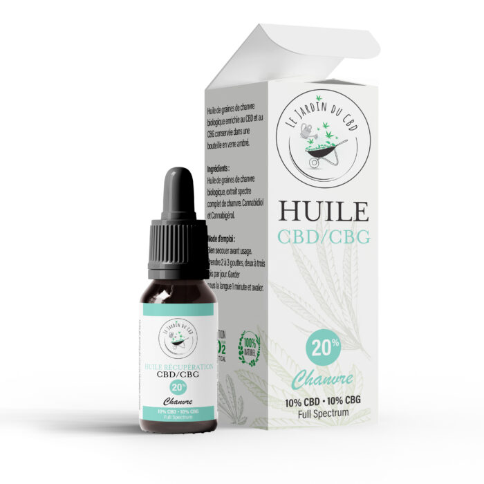 Huile Récupération CBG 20% Bio Chanvre
