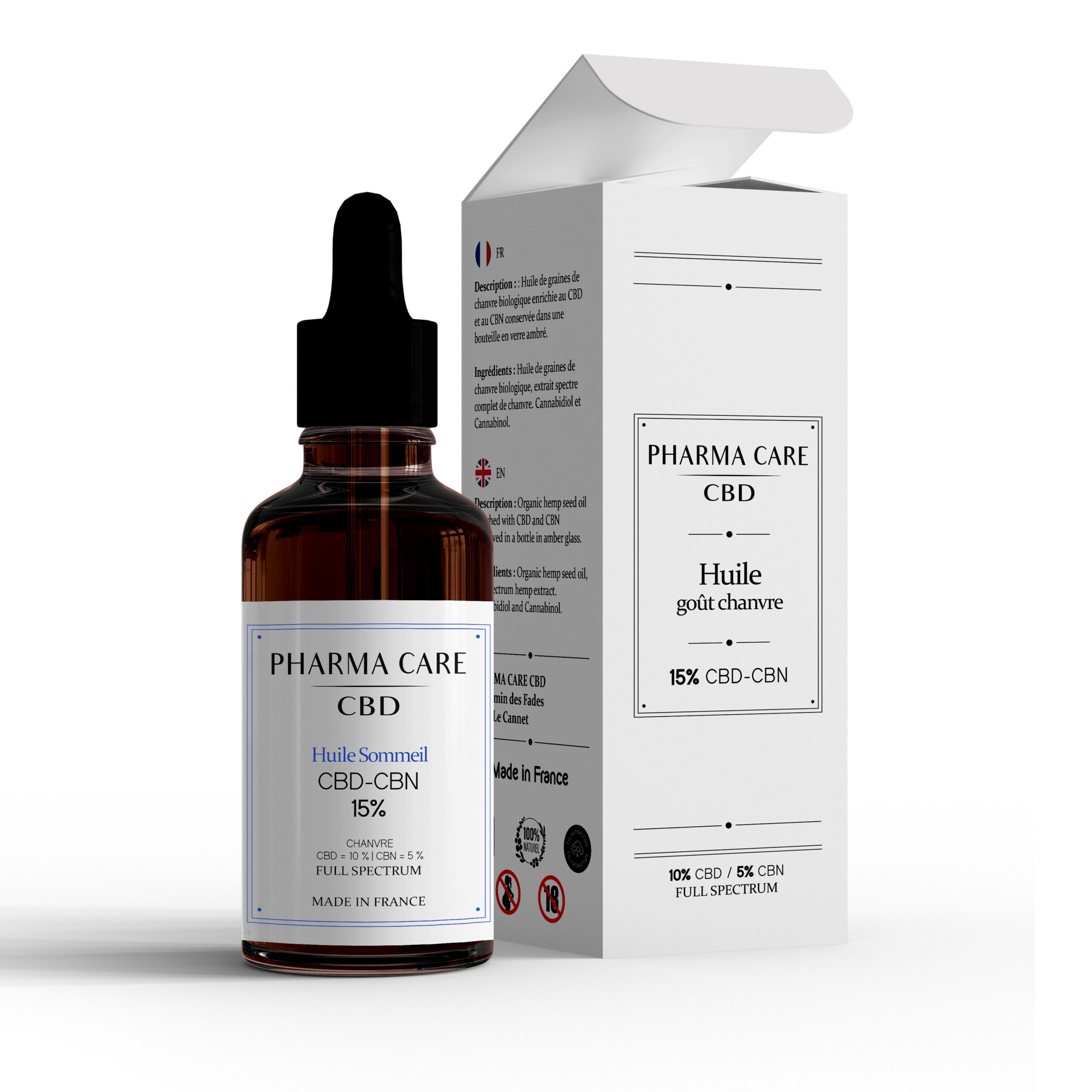 Huile Sommeil CBN 15% Bio Chanvre